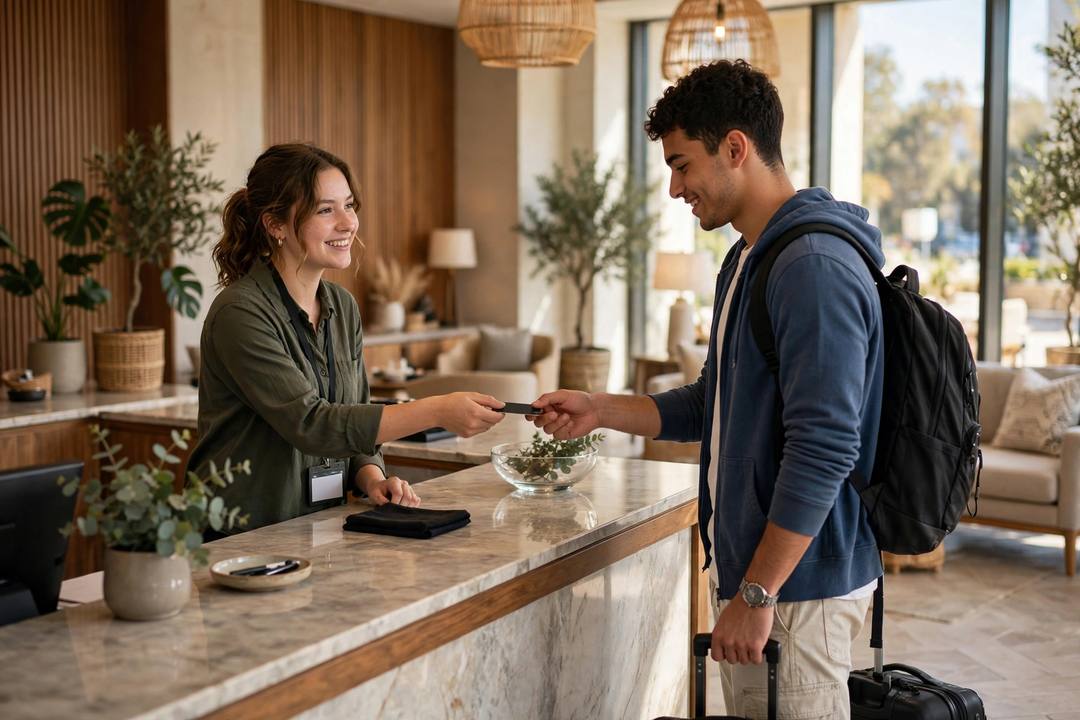 Scene: A Problem at Hotel Check-In