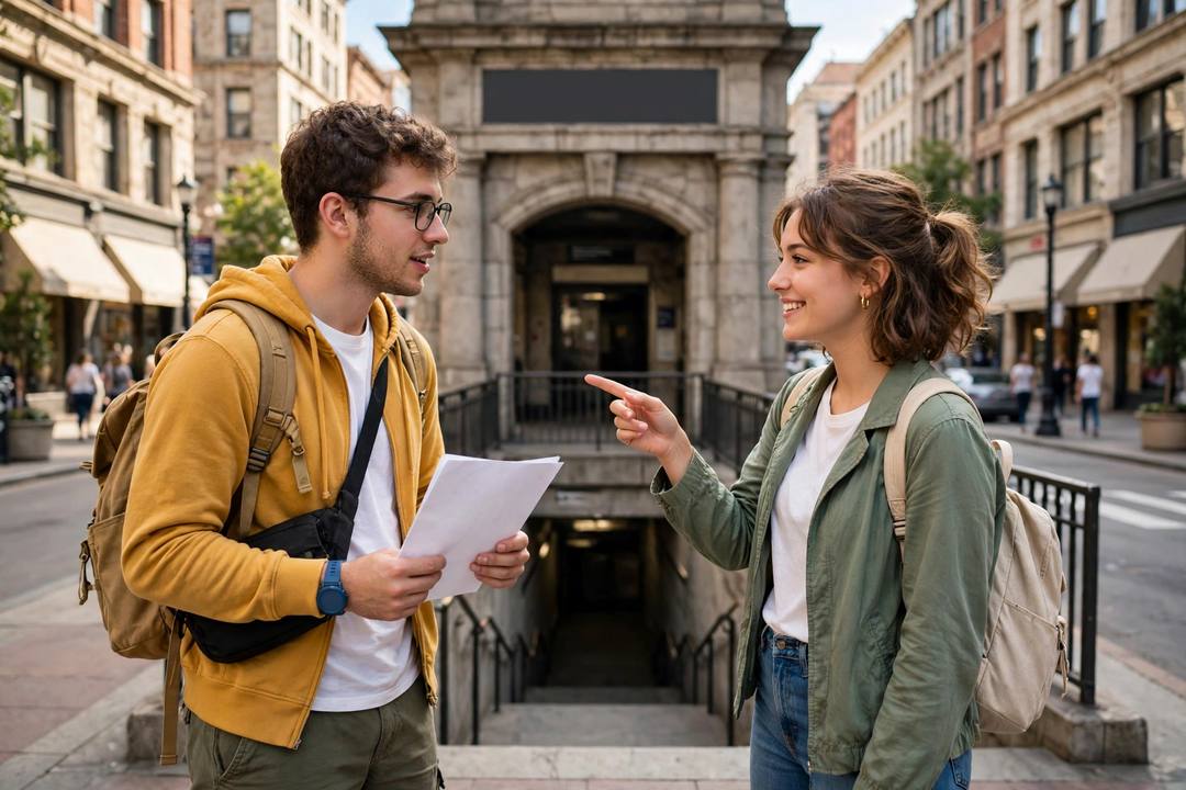 Scene: Asking for Directions in Chicago