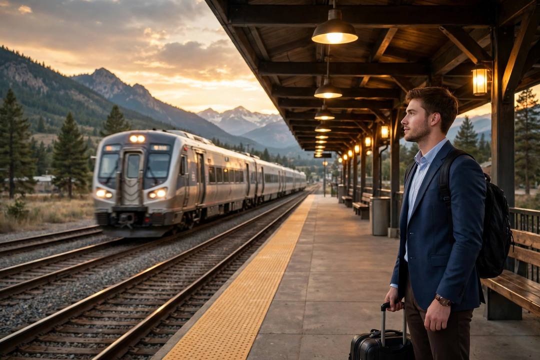 Scene from the story: The Last Train from Denver